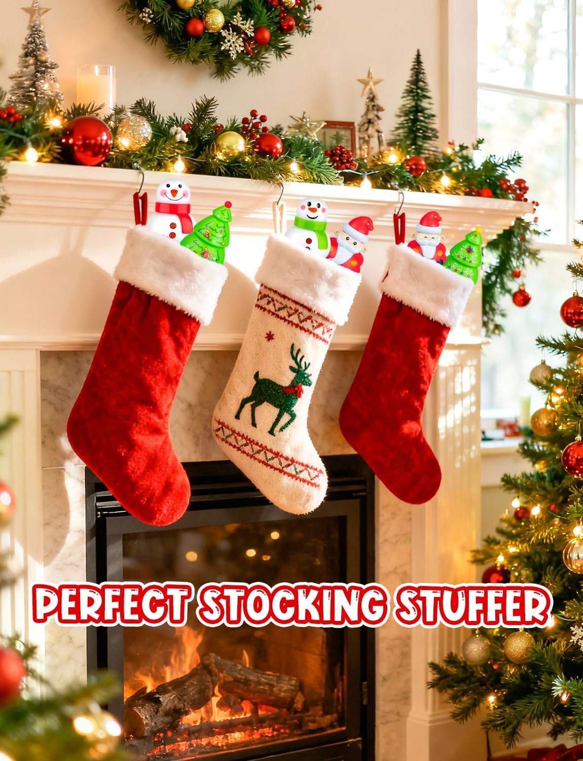 12PCS Christmas Mini Pull Back Cars Toys | Christmas Themed Toys for Toddlers for Classroom Prizes, Stocking Stuffers, Holiday Birthday Party Favors