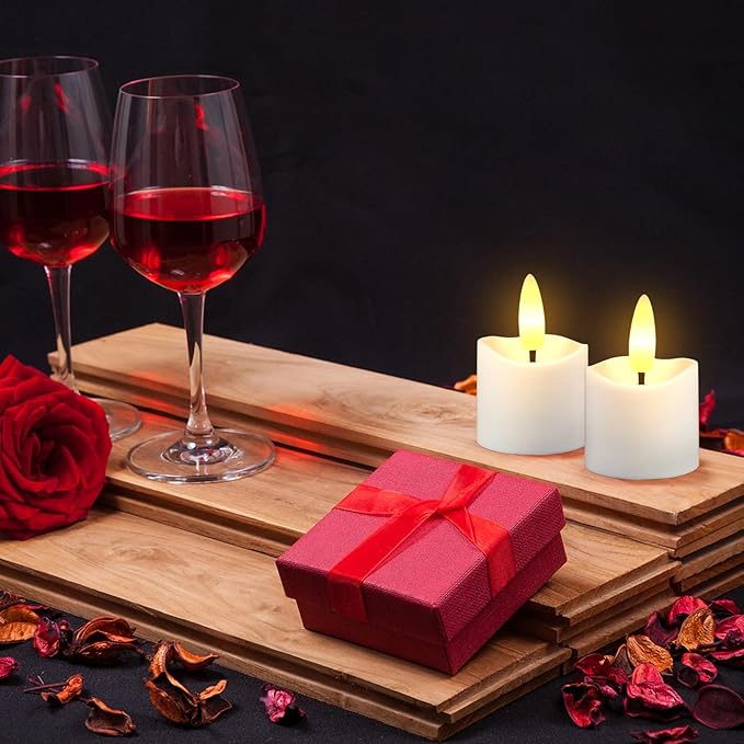 HL Rechargeable Waterproof Tea Lights,100H+ Highly Bright Led Flameless Candles,Magnetic Charging Battery Candles with Remote,Electric Votive Candles for Home Halloween Christmas Decorative-12pcs