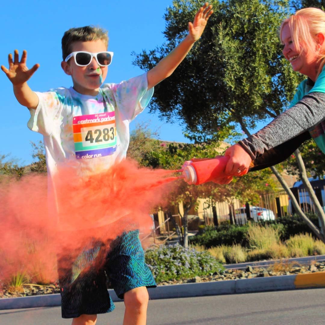 Color Blaze Color Run Powder - 5 lbs of Each Color - Pink, Blue, Green, Yellow - Non-Toxic, Washable Color Powder - Pack of 4 Bags - 20 Pounds in Bulk