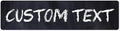 Custom Sign, Custom Street Sign, 11 Font Colors, 13 Font Styles, 4 Hole Options, 22 Sizes, 3x12 Inches, Rust Free DiBound, Fade Resistant, Made in USA by My Sign Center (Chalkboard Black)