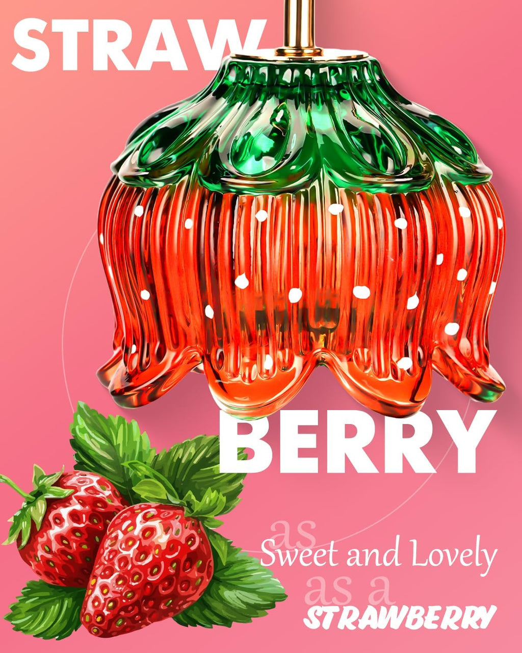 Funistree Flower Candle Warmer Lamp with Timer, Dimmable Candle Lamp Warmer, Christmas Birthday Gifts for Women Mom Her, Housewarming Home Decor, Lotus Wax Warmer for Yankee Candles - Strawberry