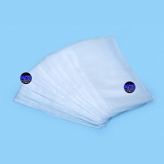 MDS Pack of 25 PCS Organza Chair Sashes Wider Dining Chair Bows Ribbon Tie Back for Wedding Party Birthday Bridal Shower Reception Event Banquet Home Chair Cover Decoration - White