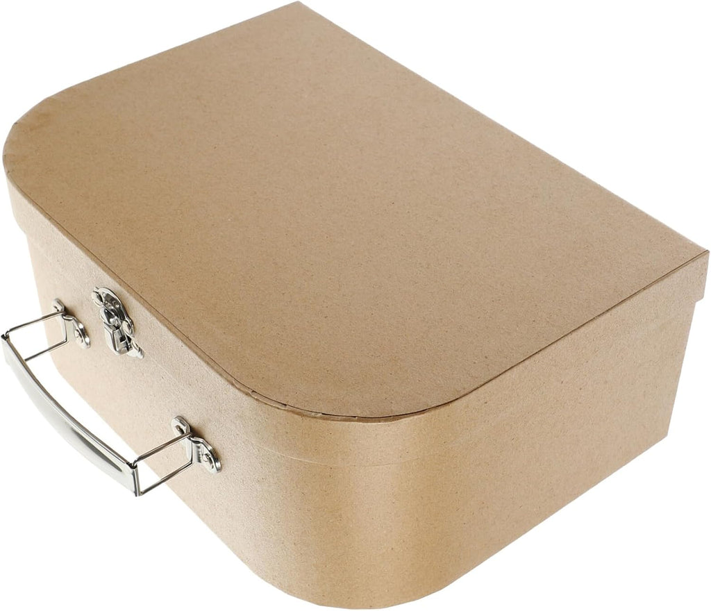 SHINEOFI Paperboard Suitcases Mini Cardboard Suitcase Decorative Wrapping Boxes With Lids Paper Storage Box for Wedding Party Favor Multi-functional Jewelry Storage Suitcase