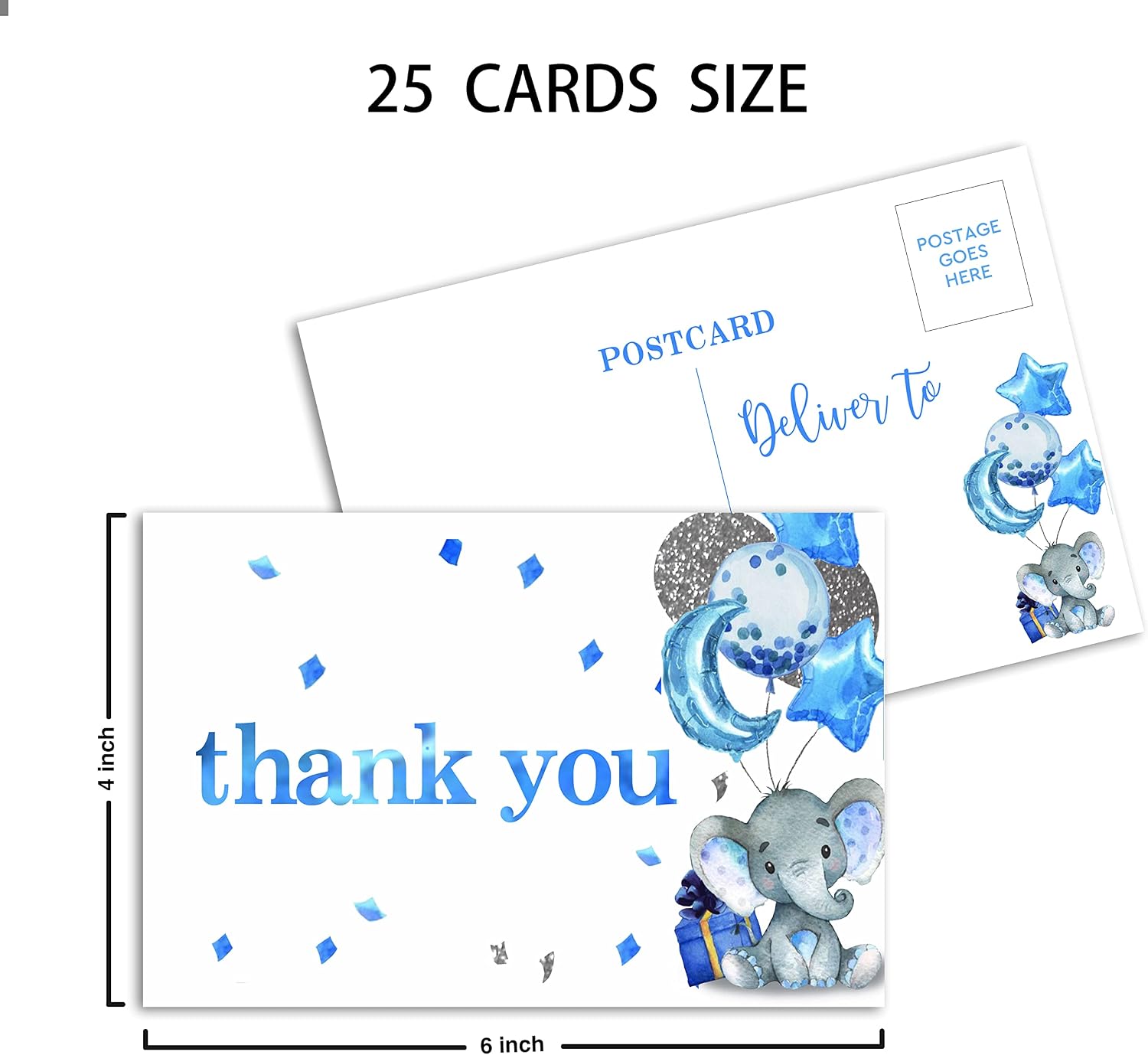 Yuansail Baby Shower Invitation Set, Fill In Invites Cards, Books For Baby, Diaper Raffle, Thank You, Baby Shower, Each Design 25 Cards & Envelopes (Total 100 Cards) – (bb006-taozhuang)