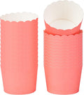 Panificio 3 Ounce Cupcake Wrappers, 200 Scalloped Baking Cups - Oven-Ready, Greaseproof, Red Paper Cupcake Liners, Disposable, For Birthdays, Baby Showers, Or Weddings - Restaurantware