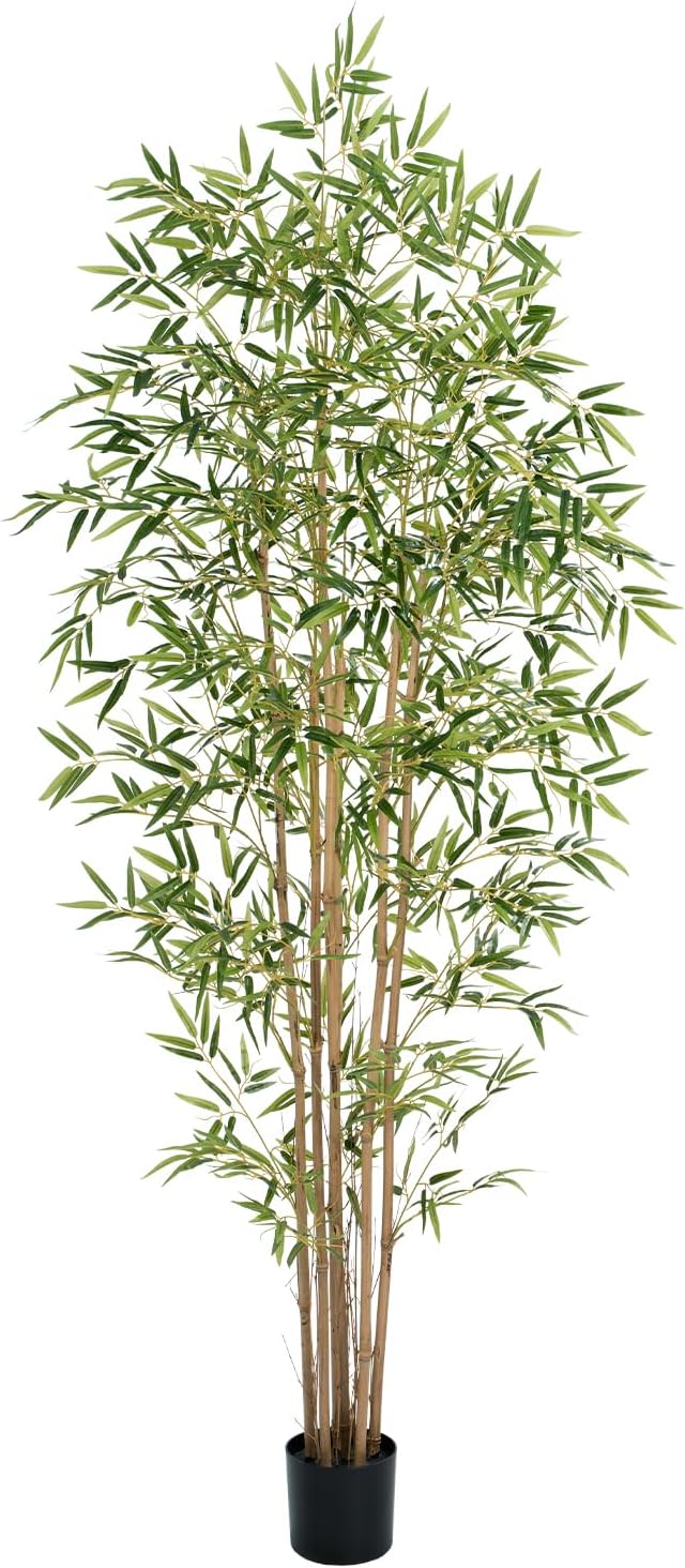 artificial bamboo tree, fake bamboo plant 6ft tall, main product view