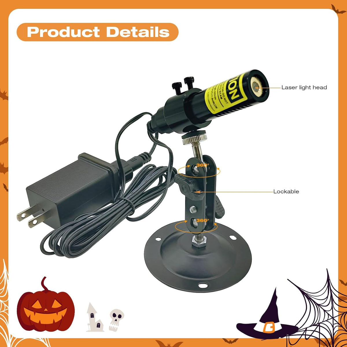 Green Laser Projector for Halloween Swamp Scary Haunted Houses Decoration