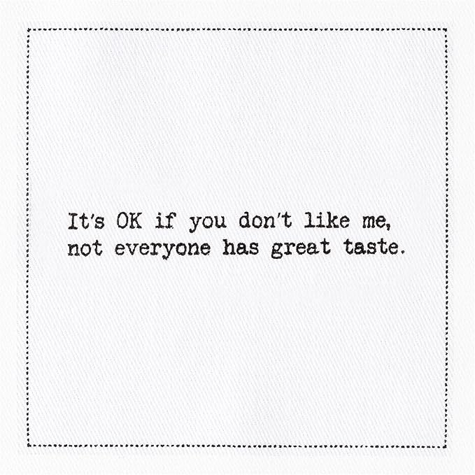 Five Star Napkins Subversive Quotes Cotton Cocktail Napkins,Beverage Napkin, Bar Napkin, Party Napkins,Small Napkins,Napkins for Events,Holidays, Weddings,Parties 4.5"x4.5"-Single Use(50x) Disposable