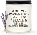 Craftique Gifts for Women, Birthday Gifts for Women- You're Amazing Candle- Friendship/Thank You/Inspirational Gift for Woman Her Friend Teacher Mom Girlfriend Sister Bestie Lavender