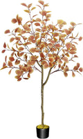5ft fall artificial tree for decoration fall eucalyptus, main product view