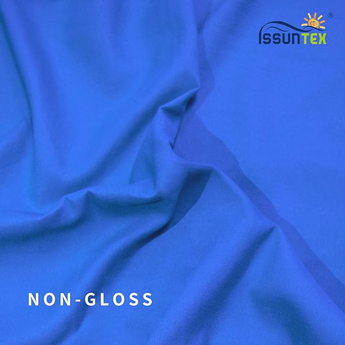 ISSUNTEX 10X16 ft Background Muslin Backdrop, Photo Studio, Collapsible High Density Screen for Video Photography and Television-Blue
