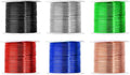 Mandala Crafts 13 Gauge Anodized Aluminum Craft Wire for Jewelry Making - 300 FT Colored Flexible Silver Copper True Blue Black Red Kelly Green Wire - Bendable for Bonsai Armature Crafting Sculpting