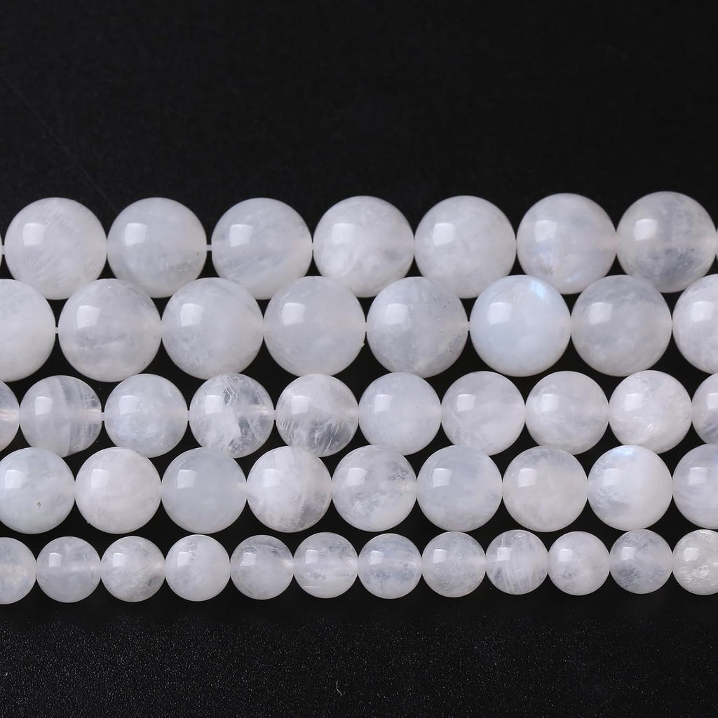 10mm natural stone white moonstone gemstone semi precious, main product view