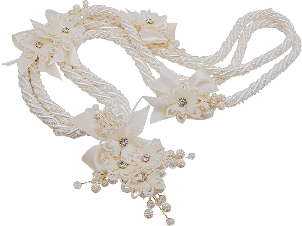 Lassos Boutique Ivory White Wedding Lasso Rope Traditional Lazo Cord (Ivory)