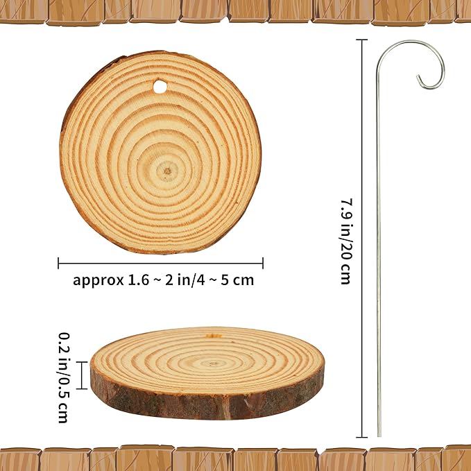 Temlum Wooden Plant Labels with Marker Pen, 25 Pcs Garden Markers Garden Label Stakes Plant Sign Tags for Flowers, Herbs, Potted Plants, Seed