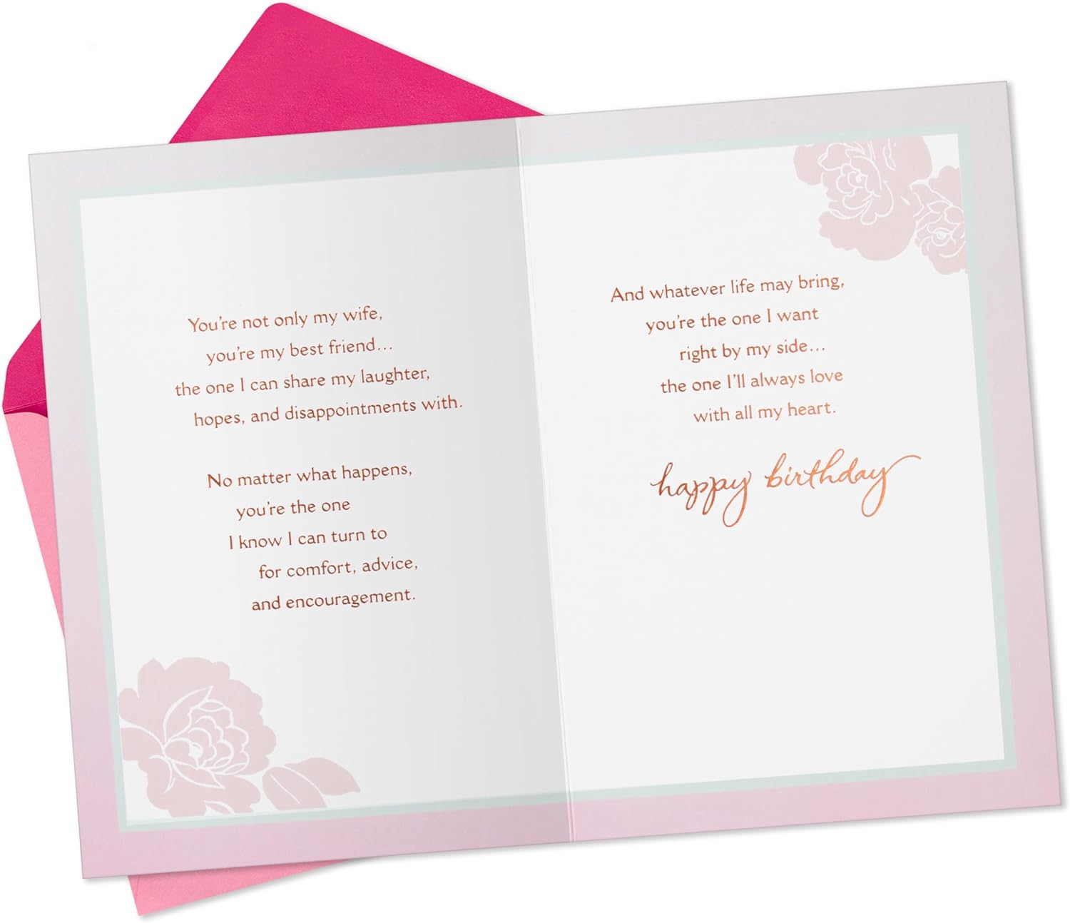 Hallmark Birthday Card for Wife (My Love, My Friend)