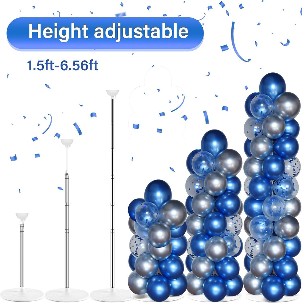 2 sets adjustable balloon column stand kit with, side view