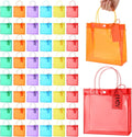 jaloro 48 pcs plastic clear gift bags bulk, main product view