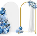 hemmotop metal arch backdrop stand and cover set, main product view