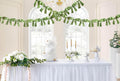 Sage Green Premade Bow Ribbon Banner Streamer Garland with 30 Bows, 6.6 Feet Long Each for Wedding Party Decoration (5.5 X 5 In Bow)