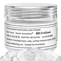 HomeHere Edible Luster Dust Food-Grade Glimmer Powder Glitter for Cake Decorating 7g, Edible Sprinkle Glitter for Cocktails Drinks Baking Candy Dessert Chocolate Vegan Tasteless