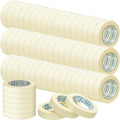 Masking Tape Bulk General Purpose Masking Painting Tape 55 Yards for Painting Home Office School Stationery Arts Crafts Basic Use, Easy Removal(60 Rolls,1 Inch)