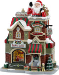 lemax christmas village the santa shop battery operated, main product view