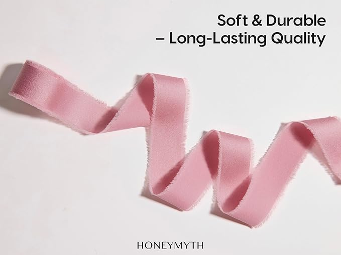 Satin Silk-Like Ribbon Set – 1" Wide, 9 Rolls, 45 Yards Total – Handmade Fringe Ribbons for Gift Wrapping, Wedding Invitations, Floral Bouquets, DIY Crafts