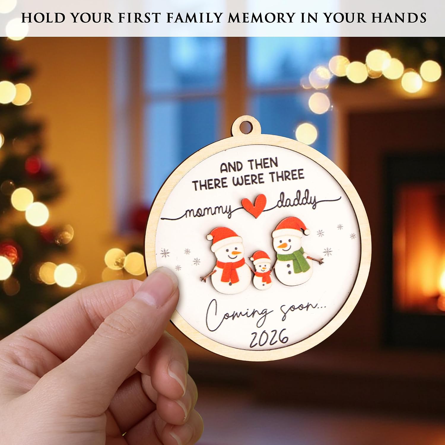 Expecting Baby Ornament 2026, Pregnancy Announcement for Husband Grandparents Family Aunt, Gifts for Expecting Parents Expecting Parents to Be Unique Gifts 2026