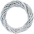 grapevine wreath, 18 inches rustic gray color willow, main product view