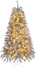 happygrill 6 ft pre-lit christmas tree w/ 430, main product view