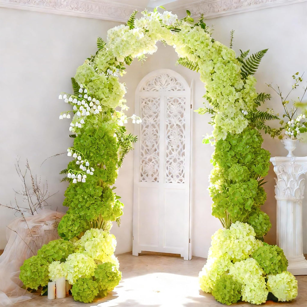 faux green mix hydrangea artificial flowers bulk fake, package contents