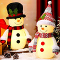 yalikop set of 2 christmas lighted snowman 12, main product view
