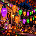 connectable 2pk c9 orange purple green halloween lights, main product view