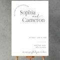 Editable Wedding Welcome Sign, Welcome To Our Wedding Sign, Modern Minimalist Wedding Sign, Printable Template, Instant Downloadpersonalized Wedding Welcome Sign, Welcome To Our Wedding Sign,