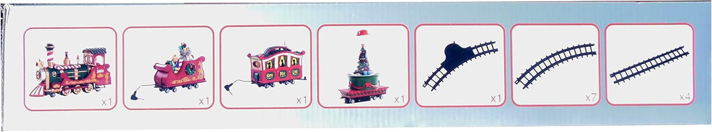 lemax north pole railway, 26.18 in l x, side view