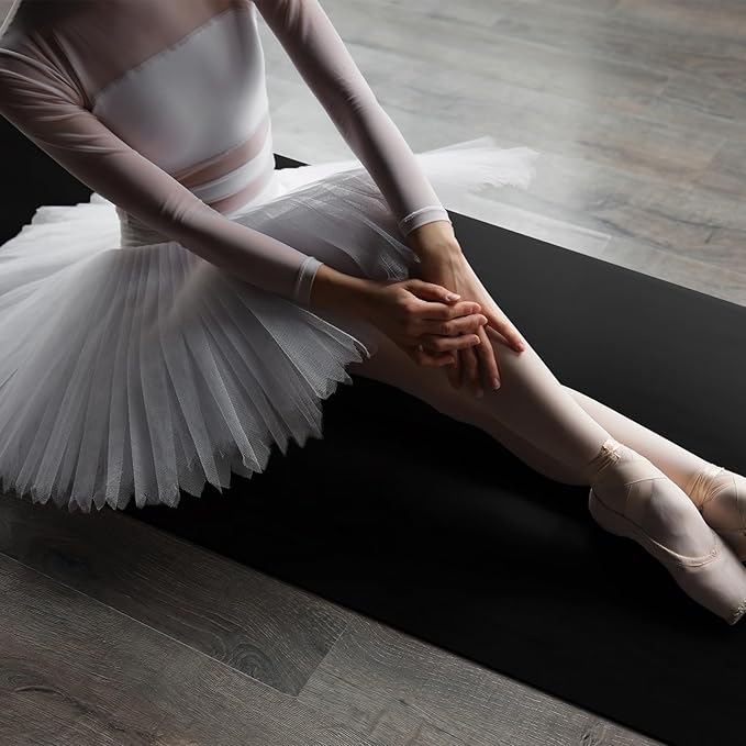 Portable Dance Floor Smooth Ballet Floor Vinyl Dance Mat for Home Stage Studios Kids Adults Practice Improve