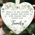 Friends Christmas Ornament - Best Friend for Women, Family, Bestie - Ceramic Friendship Ornament 2026