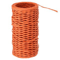 PATIKIL 164 Feet Floral Bind Wire Wrap Twine, 1mm Florist Wire Iron Wire Paper Covered Vine Wrapping Binding Wire for Flower Bouquets, Orange