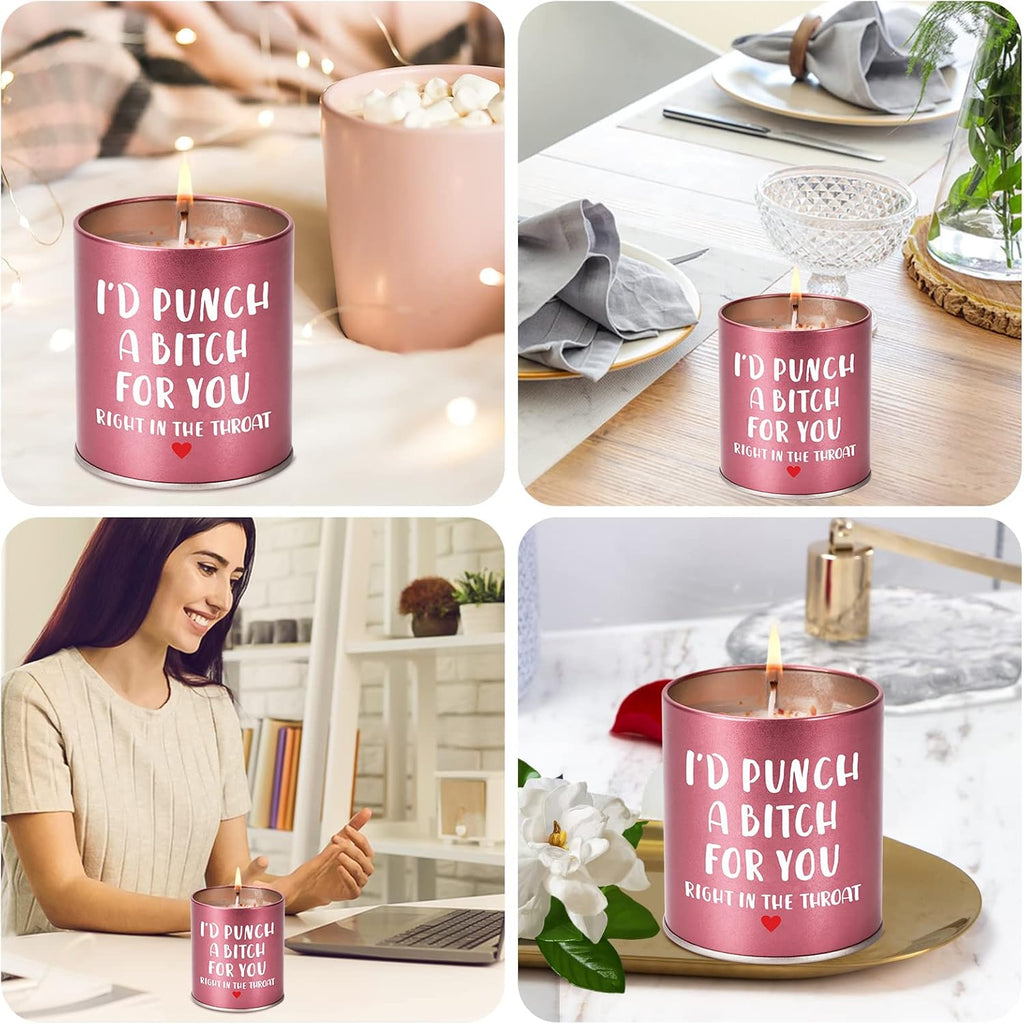 Christmas Birthday Gifts for Women Scented Candle, Valentines Day Gifts for Girlfriend Her, Mothers Day Gift for Mom Wife Sister Friendship White Elephant Stocking Stuffers Presents Funny Ideas Gift