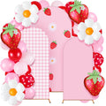foilswirl 34 pcs strawberry arch backdrop covers party, main product view