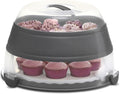 prepworks collapsible cupcake carrier - 12-cup capacity, foldable, main product view