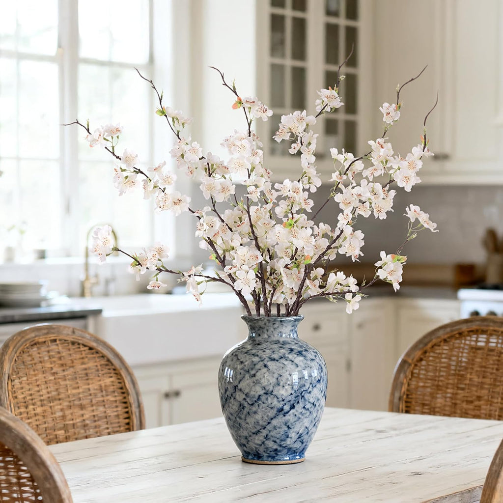 inxugao artificial cherry blossom branches decor 6 pcs, package contents