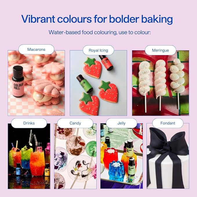 Colour Mill Aqua Blend Water-Based Food Coloring, 20 Milliliters Royal