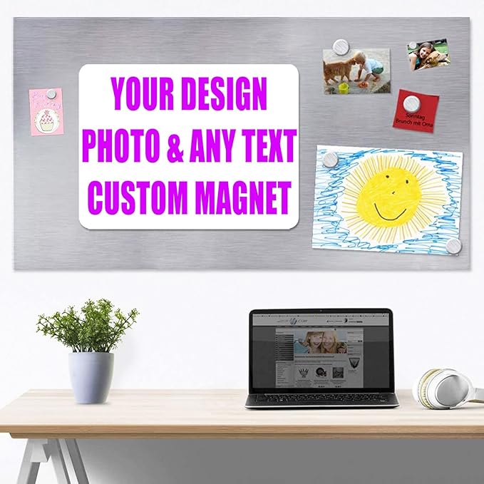 KETABAO – 11" Customized Star Photo Magnets for Refrigerators and Cars – Personalized Magnetic Decoration for Homes and Storage Cabinets