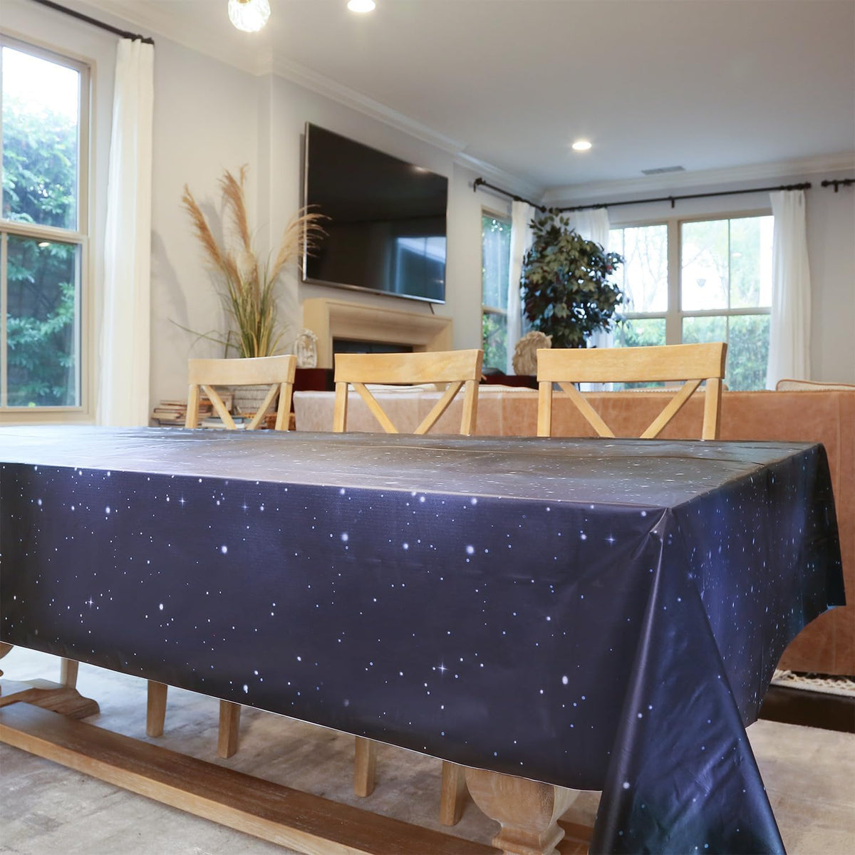 Disposable Tablecloth Roll 54" x 100' with Built-in Cutter Box – Hea...