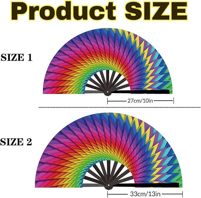 Custom Fans with Your Photo/Text - 13 Inch Personalized Folding Hand Fan for Line Dancing, Weddings, Parties | Decorative Gift for Women, Church Events & Dance Performances (20, 13 Inch)