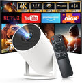 WEMI Smart Minin Projector with Wifi and Bluetooth for Indoor and Outdoor Activities (OptiBarrel 500)