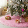 chichic 60 inch christmas tree skirt faux fur, main product view
