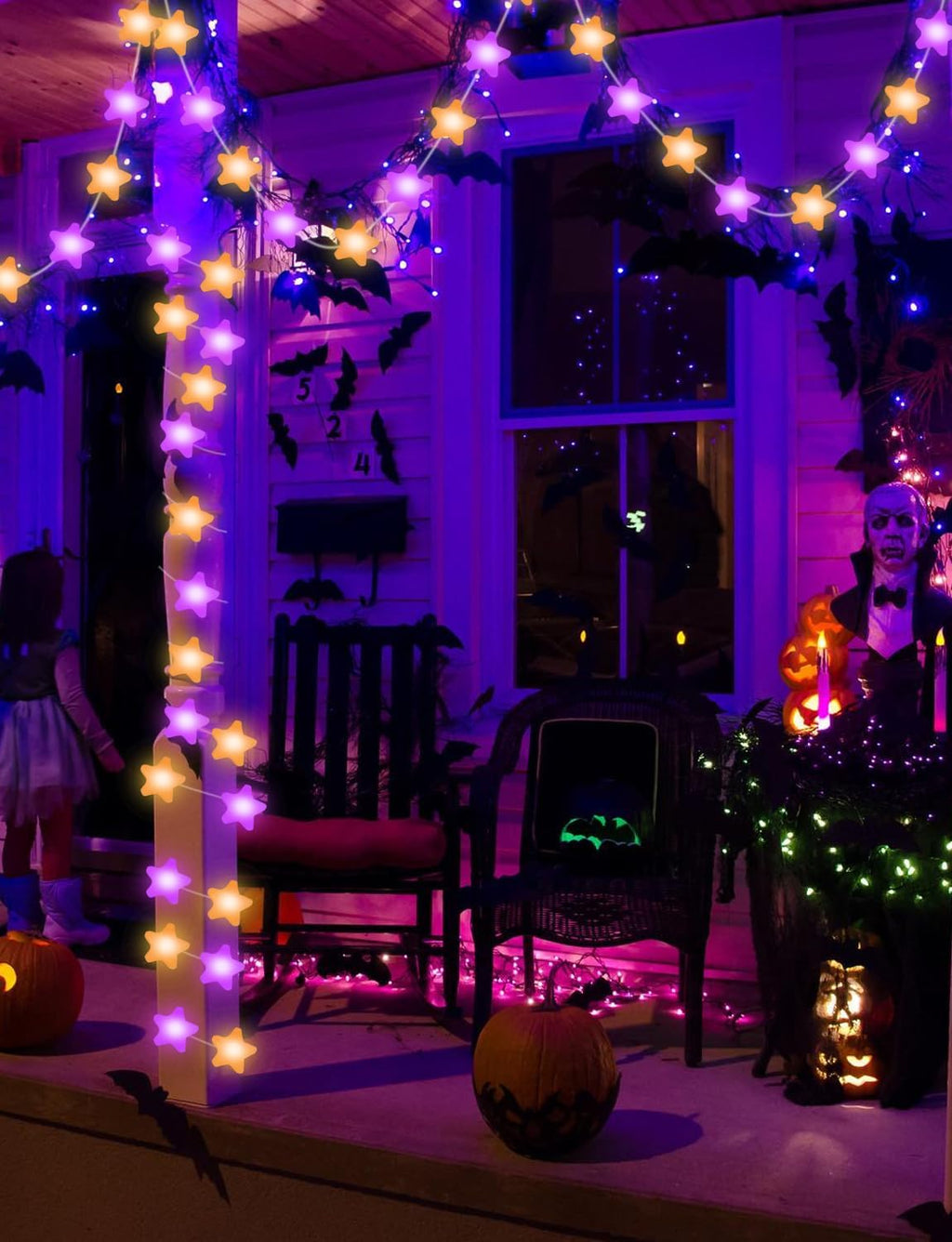 Smart Star Fairy Lights Color Changing String Lights APP Control for Dorm | 33Ft 66LED, 16 Million Colors, Remote, DIY, Music Sync, Twinkle Lights for Kid's Bedroom Classroom Christmas Decor,USB Plug